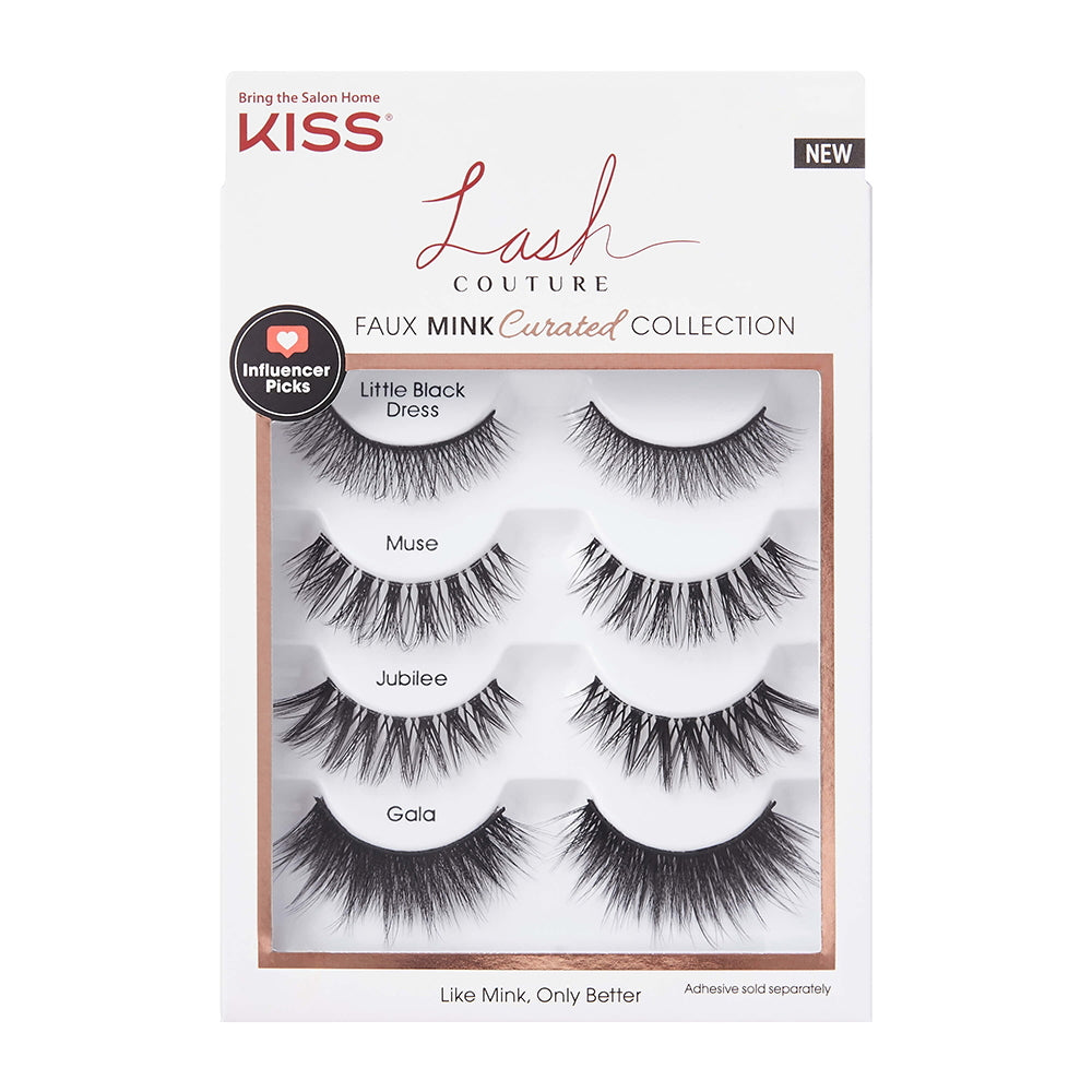 Kiss lash Couture Faux Mink Curated Collection Eyelashes, 1 Pair